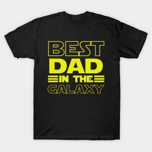 Best Dad in the Galaxy T-Shirt